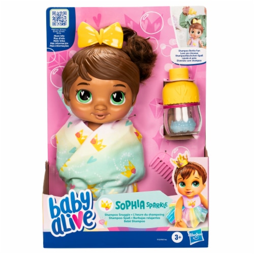 Baby Alive Shampoo Snuggle Sophia Sparkle Doll Perspective: back