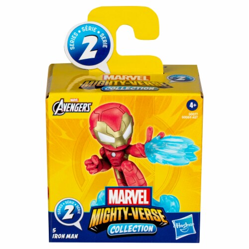 Marvel Avengers Mighty-Verse Collection Series 2 Iron Man Action Figure Perspective: back