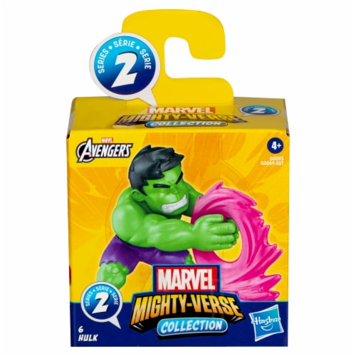 Marvel Avengers Mighty-Verse Collection Series 2 Hulk Action Figure Perspective: back