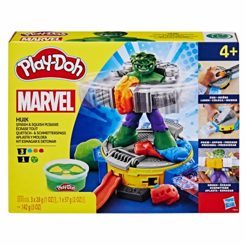 Hasbro Play-Doh Marvel Hulk Smash & Squish Playset Perspective: back