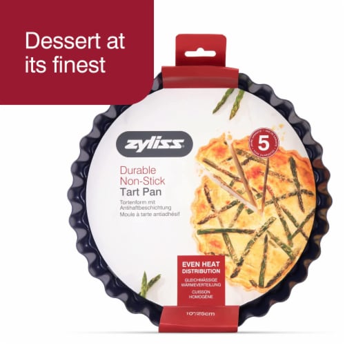 Zyliss 10-inch Nonstick Tart Pan with Removable Base Perspective: back