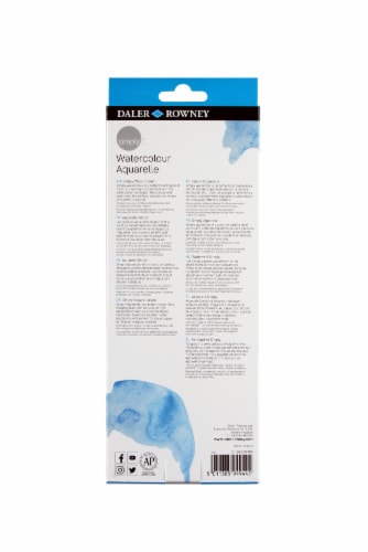 Daler-Rowney Simply® Watercolor Paint Set Perspective: back