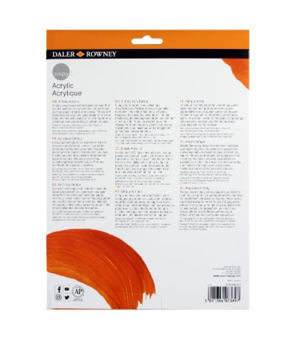 Daler-Rowney Acrylic Paint Perspective: back