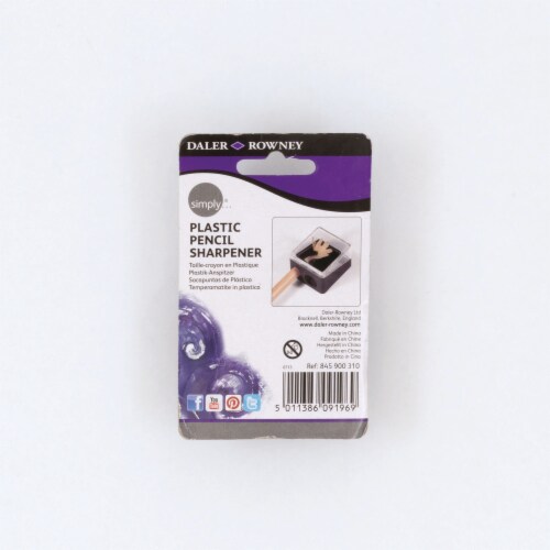 Daler-Rowney Simply Plastic Pencil Sharpener Perspective: back