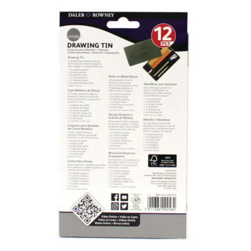 Daler Rowney Simply Watercolour Set 12x12ml - Best European Art Materials