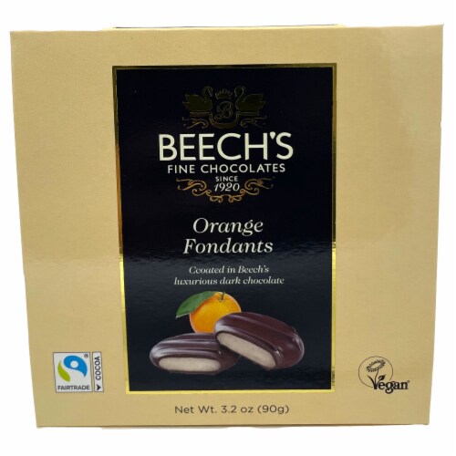 Beech's Fine Chocolates | Dark Chocolate Orange Creams | Vegan Friendly| 3 Pack 90g Each Perspective: back