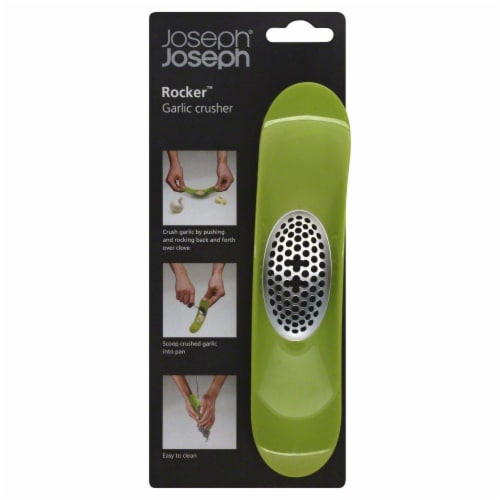 Joseph Joseph Rocker Garlic Crusher - Green Perspective: back