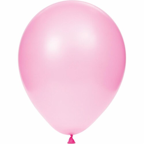 Metallic Light Pink Balloons 12Inch 25pcs Perspective: back