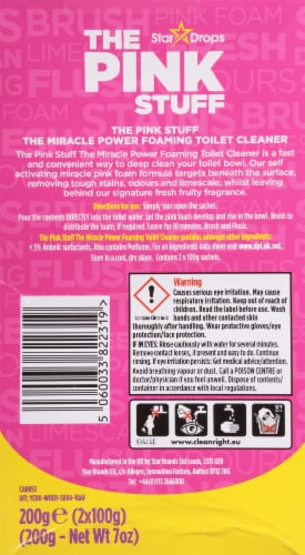 Stardrops Pink Stuff Foaming Toilet Cleaner Perspective: back