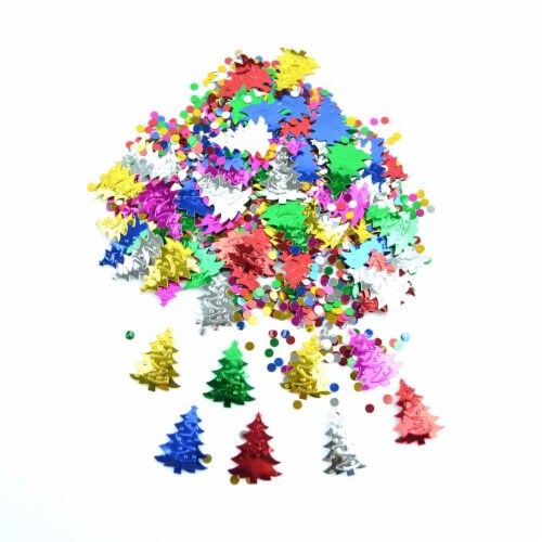14g Christmas Party Glitz Table Confetti  Sprinkles Decorations Party Supply Perspective: back