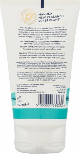Melora Manuka Honey & Oil Double Action Body Lotion Perspective: back