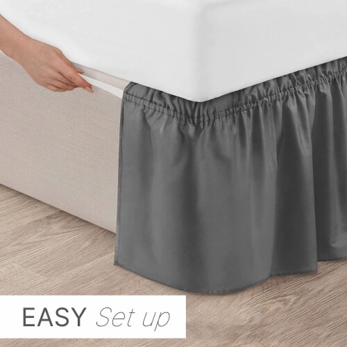 Full bed skirt 12 inch on sale drop