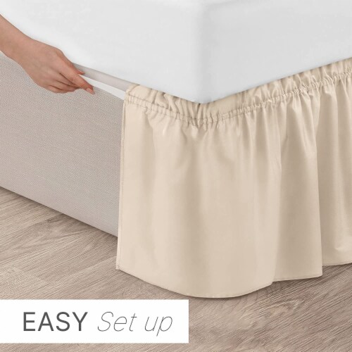 Full bed skirt 12 inch on sale drop