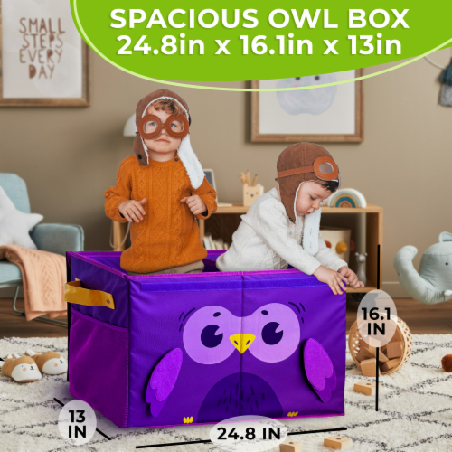 Quokka Owl Toy Chest Foldable Organizer for Kids Toy Storage Box - 24.8 Quokka Owl Toy Chest Foldable Organizer for Kids Toy Storage Box - 24.8
