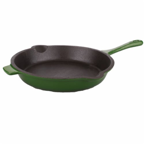 BergHOFF Neo Cast Iron Fry Pan - Green Perspective: back