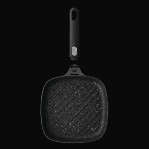 BergHOFF GEM 10-Inch Non-Stick Grill Pan, Black Perspective: back
