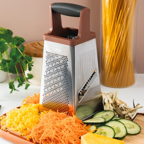 BergHOFF Essentials 10 Stainless Steel 4-Sided Grater with Handle