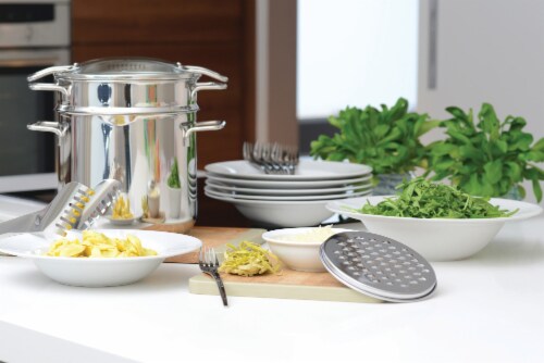 BergHOFF Studio 18/10 Stainless Steel Pasta Set Perspective: back