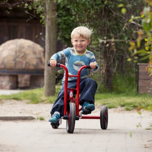 Winther Medium Viking Tricycle - Red Perspective: back