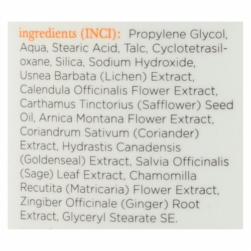 Earth Science Liken Plant Natural Deodorant Unscented - 2.5 oz - Pack of 3 Perspective: back