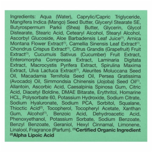 Alba Botanica - Natural Even Advanced Sea Plus Renewal Night Cream - 2 oz Perspective: back