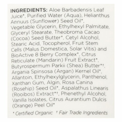 Andalou Naturals Body Lotion - Mandarin Vanilla Vitalizing - 8 fl oz Perspective: back