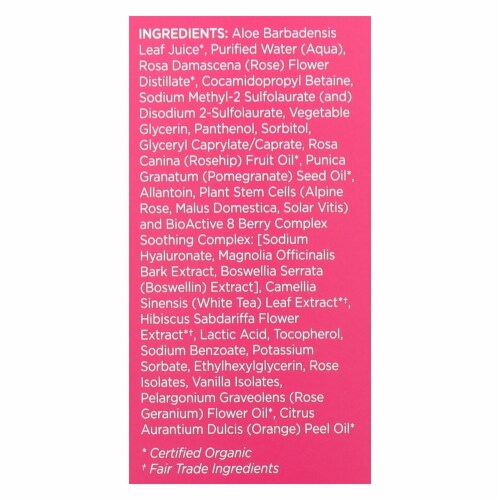 Andalou Naturals Cleansing Foam - 1000 Roses - 5.5 oz Perspective: back