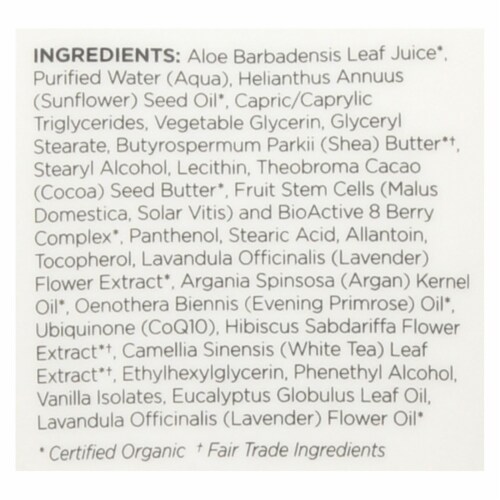 Andalou Naturals Firming Body Butter Lavender Shea - 8 fl oz Perspective: back