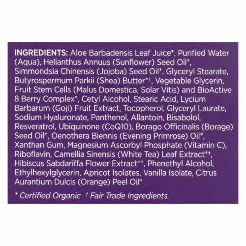 Andalou Naturals Super Goji Peptide Perfecting Cream - 1.7 fl oz Perspective: back