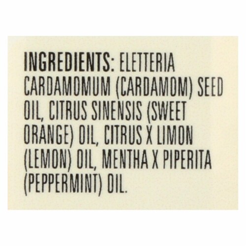 Aura Cacia - Essential Solutions Oil Pep Talk Peppermint and Sweet Orange - 0.5 fl oz Perspective: back