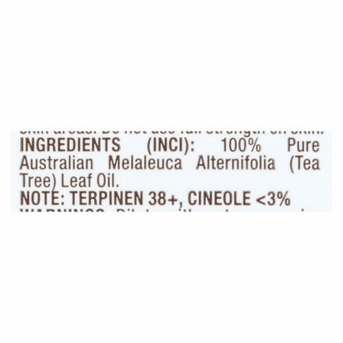 Desert Essence - Tea Tree Oil - 100 Percent Australian - 2 oz Perspective: back