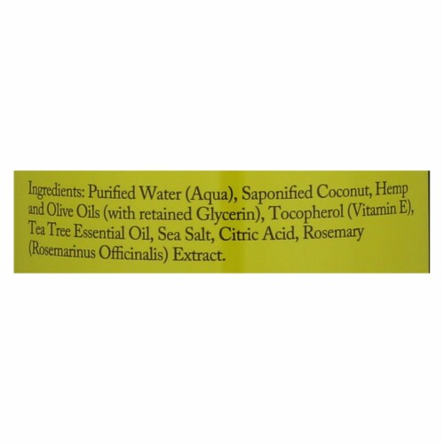 Dr. Woods Pure Castile Soap Tea Tree - 32 fl oz Perspective: back