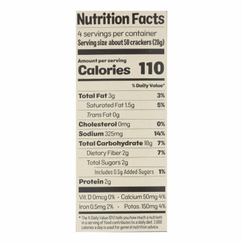 From The Ground Up - Cauliflower Crackers - Nacho - Case of 6 - 4 oz. Perspective: back