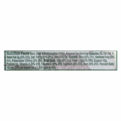 Stretch Island Fruit Leather Strip - Ripened Raspberry - .5 oz - Case of 30 Perspective: back