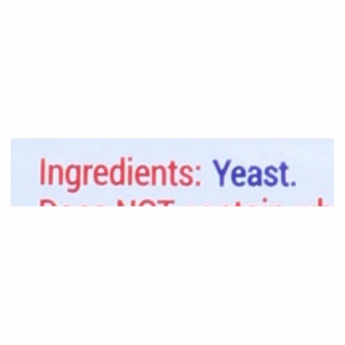 Red Star Nutritional Yeast - Active Dry - .75 oz - Case of 18 Perspective: back