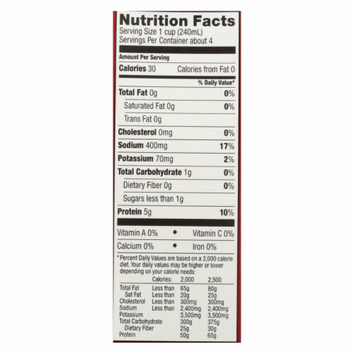 Kitchen Basics Beef Stock - Case of 12 - 32 Fl oz. Perspective: back
