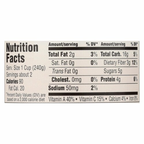 Health Valley Organic Soup - Minestrone No Salt Added - Case of 12 - 15 oz. Perspective: back
