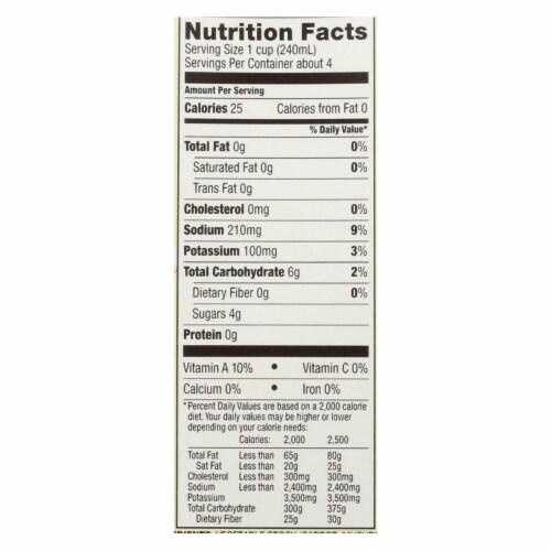 Kitchen Basics Vegetable Stock - Case of 12 - 32 Fl oz. Perspective: back