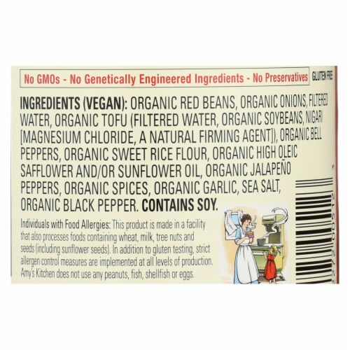 Amy's - Organic Spicy Chili - Case of 12 - 14.7 oz Perspective: back