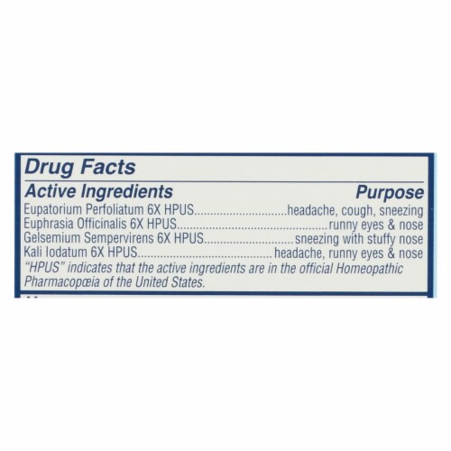 Hylands Homeopathic Baby Tiny Cold Tablets - 125 Tablets Perspective: back
