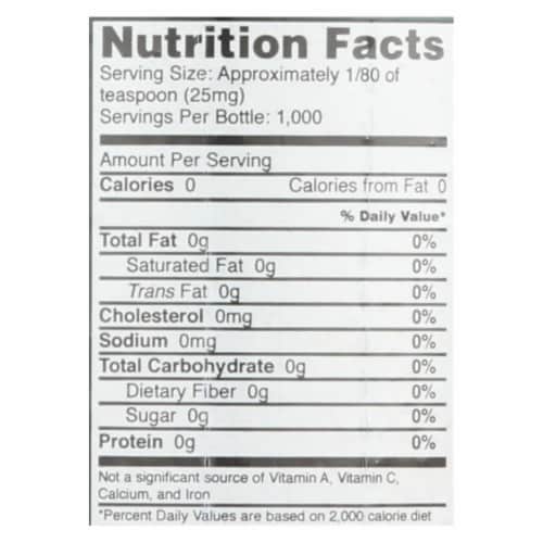 Sweet Leaf Stevia Extract - 0.9 oz Perspective: back