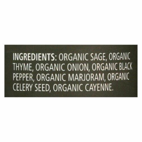Frontier Herb Poultry Seasoning - Organic - 1.2 oz - Pack of 3 Perspective: back