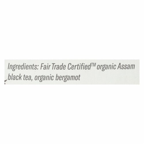 Numi Aged Earl Grey Bergamot Black Tea - 18 Tea Bags - Case of 6 Perspective: back