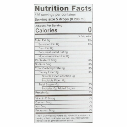 Sweet Leaf Liquid Stevia - 4 fl oz Perspective: back