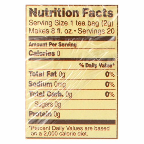 Celestial Seasonings Herbal Tea Caffeine Free Bengal Spice - 20 Tea Bags - Case of 6 Perspective: back