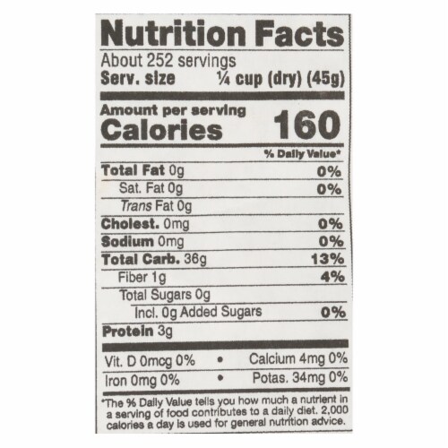 Lundberg Family Farms Organic Sushi Short Grain White Rice - Single Bulk Item - 25LB Perspective: back