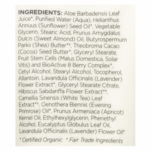 Andalou Naturals Hand Cream Lavender Shea - 3.4 fl oz - Pack of 3 Perspective: back