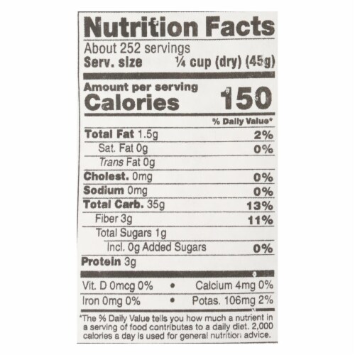 Lundberg Family Farms Short Grain Brown Rice - Single Bulk Item - 25LB Perspective: back