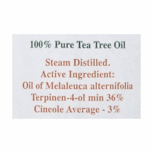 Tea Tree Therapy Tea Tree Oil - 2 fl oz Perspective: back
