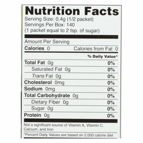 Sweet Leaf Sweetener - Organic - Stevia - 70 Count - Pack of 3 Perspective: back